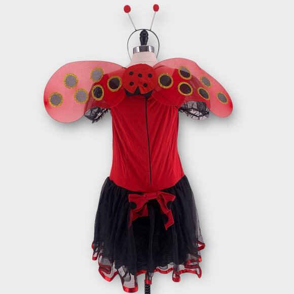 Leg Avenue 3-Piece Lovely Ladybug Adult Halloween Costume Plus Size 3X-4X - Picture 3 of 15
